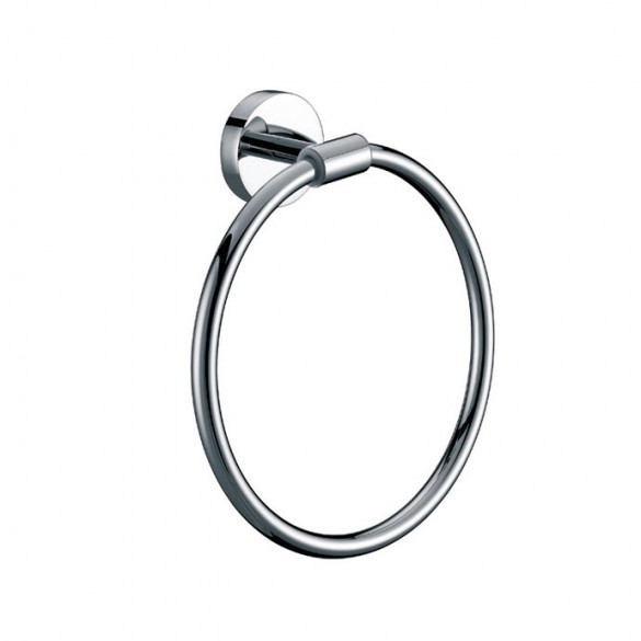 Bath towel holder ring